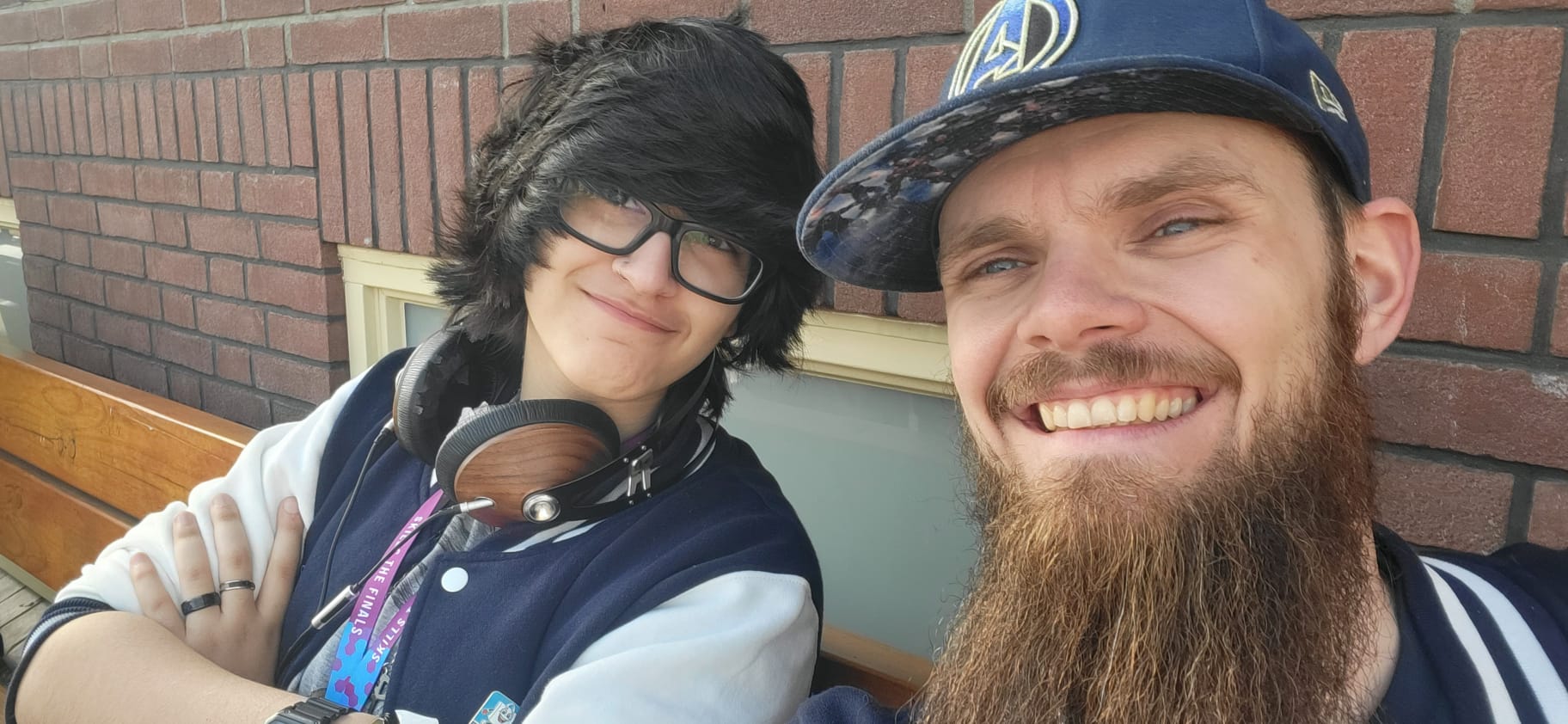 Foto van ik en mijn mentor