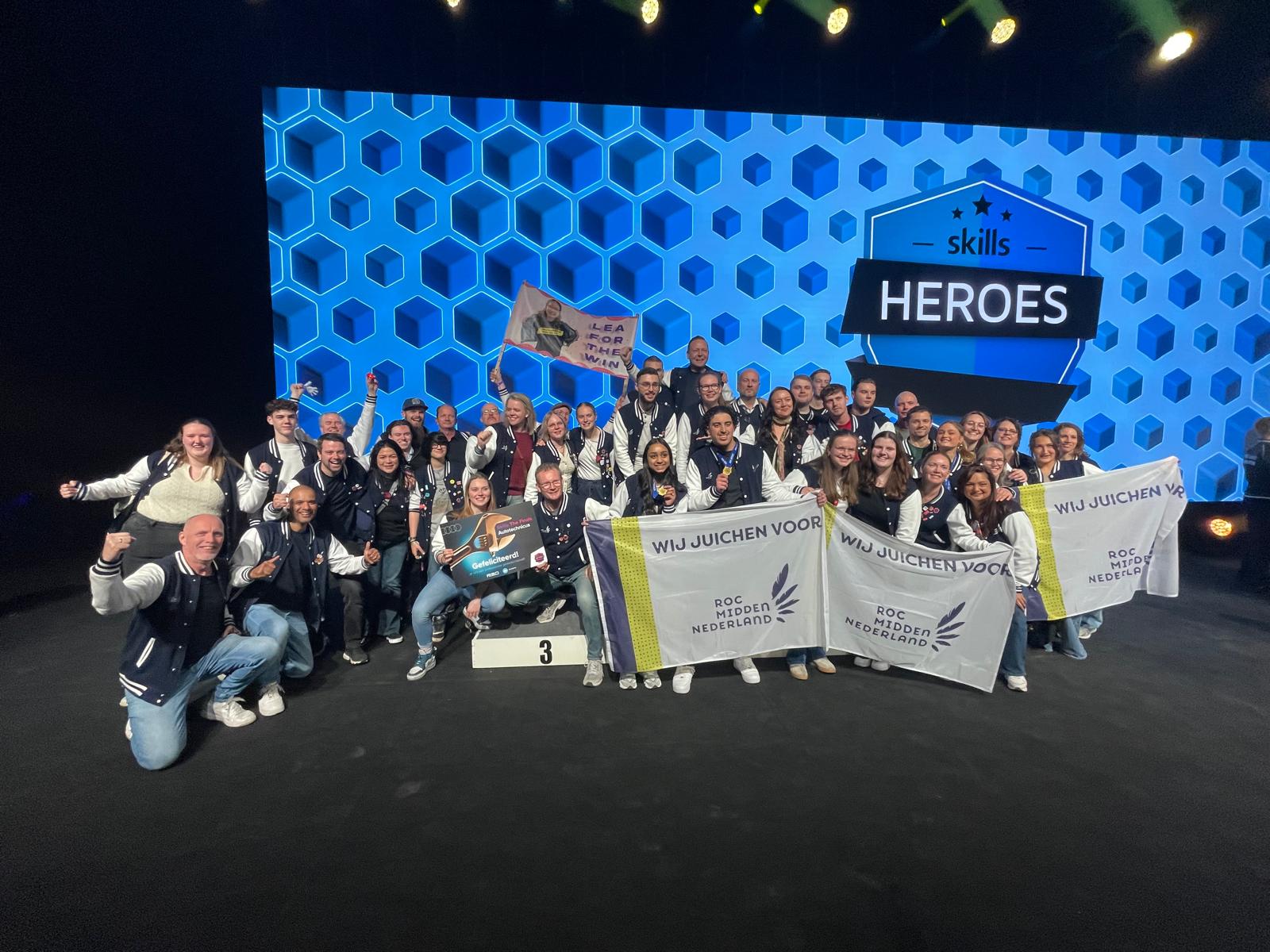Foto van ik en de ROCMN team
